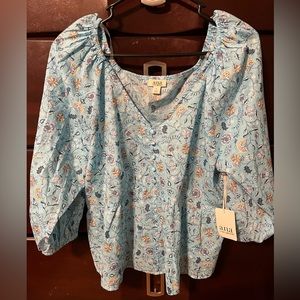 NWT A.N.A cute print top
